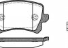 Колодки тормозные дисковые задние Audi Q3 1.4 11-,Audi Q3 2.0 11-,Seat Alhambra 1.4 10- WOKING P12423.00 (фото 1)