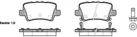 Колодки тормозные дисковые задние Honda Civic ix 1.4 12-,Honda Civic ix 1.8 12- WOKING P13063.02