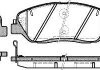 Тормозные колодки перед. Hyundai Santa FE 06- (mando) WOKING P13263.02 (фото 1)