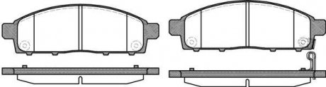 Колодки тормозные дисковые передние Mitsubishi L200 triton 2.5 04-,Mitsubishi Pajero sport ii 3.2 08- WOKING P13423.01 (фото 1)