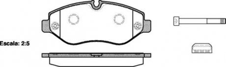 Колодки тормозные дисковые передние Mercedes-benz M-class (w166) 3.0 11-,Mercedes-benz Sprinter 35-t 1.8 06- WOKING P13453.00