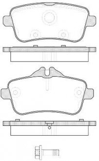 Тормозные колодки зад. W166/X166 11- (TRW) WOKING P14033.00