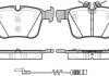 Колодки гальмові дискові задні Mercedes-benz C-class (s205) 1.6 14-,Mercedes-benz C-class (s205) 2.0 14- WOKING P14163.20 (фото 1)