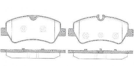 Колодки тормозные дисковые задние Ford Tourneo custom 2.2 12-,Ford Transit custom 2.2 12- WOKING P14213.00 (фото 1)