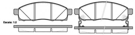 Колодки гальмівні WOKING P15343.02