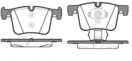 Колодки тормозные дисковые передние Bmw 1 2.0 10-,Bmw 1 2.0 11-,Bmw 2 2.0 13- WOKING P15573.00