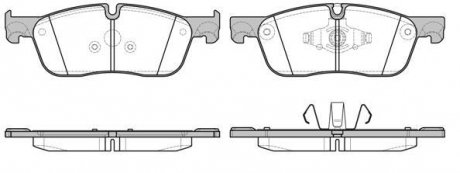 Колодки тормозные дисковые передние WOKING P17333.00