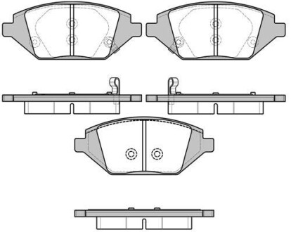 Колодки гальмівні WOKING P17863.02