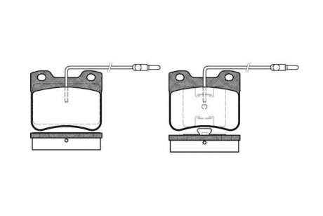 Тормозные колодки WOKING P347304