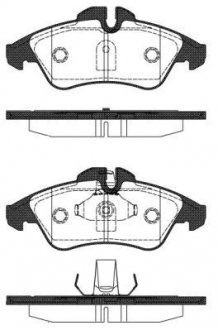 Комплект тормозных колодок, дисковый механизм WOKING P4783.10