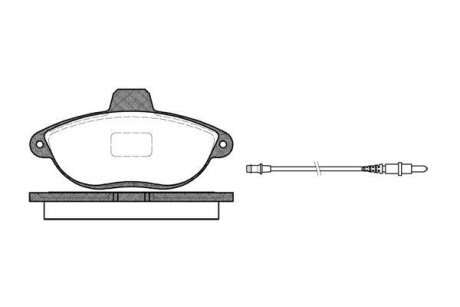 Гальмівні колодки WOKING P7023.02