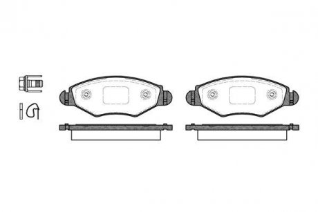 Гальмівні колодки WOKING P7433.20