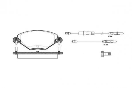 Тормозные колодки WOKING P928304