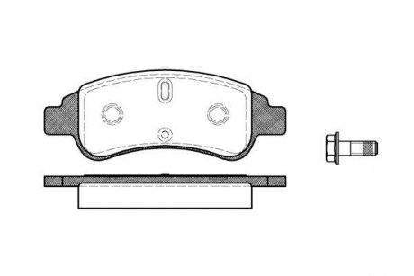 Колодки тормозные дисковые передние Citroen C4 1.4 04-11,Citroen C4 1.6 04-11 WOKING P9403.30 (фото 1)