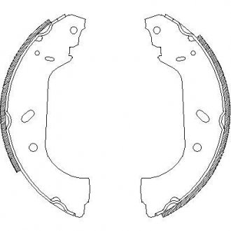Тормозные колодки задние. 806/Expert/Jumpy/Scudo/Zeta (94-06) WOKING Z4417.00