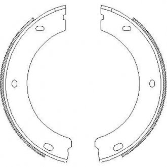 Колодки гальмівні барабанні WOKING Z465200