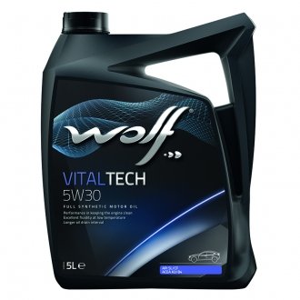 Масло моторное Vitaltech 5W-30 (5 л) Wolf 8300011