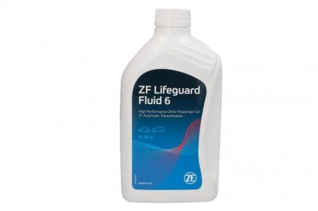 Масло в АКПП, Lifeguard Fluid 6 1L PARTS ZF S671.090.255