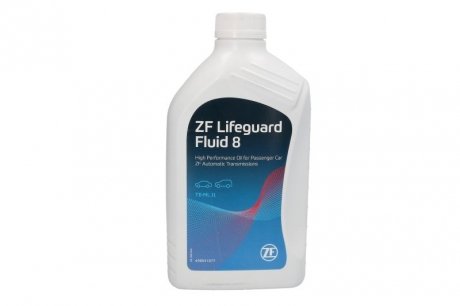 Масло трансмиссионное ATF LifeGuardFluid 8, 1л. ZF S671090312