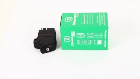 Кнопка склопідйомника (авто), 5pin, чорна Zilbermann 04577