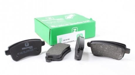 Колодки зад. (дисковые) к-т (тип Bosch), Fluence10-, Grand scenic 09-, Megane 10-, Scenic 09- Zilbermann 08066