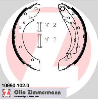 Гальмівні колодки (набір) ZIMMERMANN 109901020