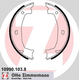 Комплект тормозных колодок, стояночная тормозная система ZIMMERMANN 10990.103.8 (фото 1)