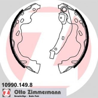 Тормозные колодки.) ZIMMERMANN 109901498