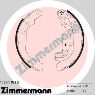Тормозные колодки барабанные ZIMMERMANN 10990.157.0