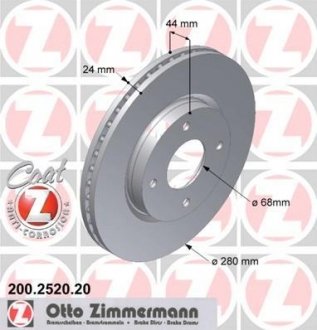 Гальмівні диски ZIMMERMANN 200252020