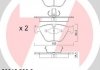 Гальмівні колодки, дискове гальмо (набір) ZIMMERMANN 233122009 (фото 1)