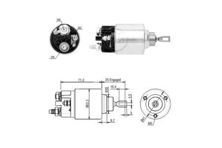 Втягуюче реле ZM ZM377