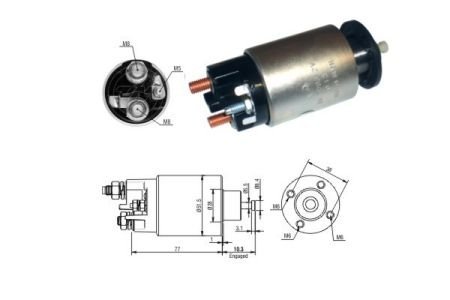 Втягивающее реле ZM ZM3993