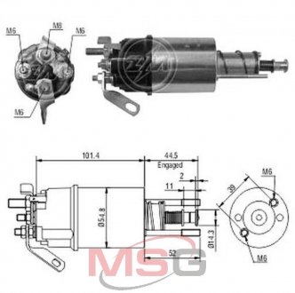 Втягуюче реле стартера ZM ZM610