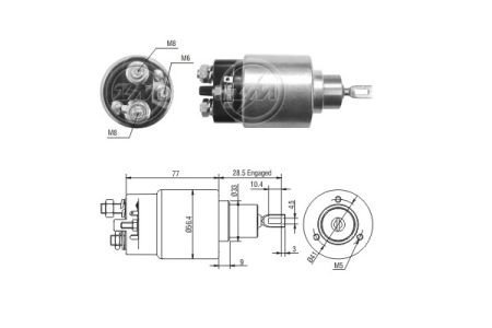 Втягивающее реле ZM ZM6973