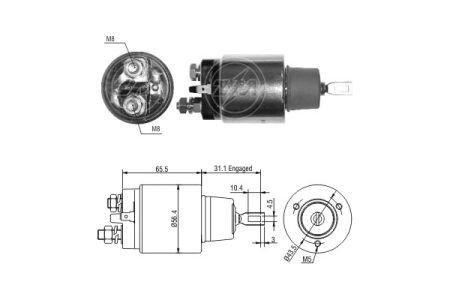 Втягуюче реле стартера ZM ZM975