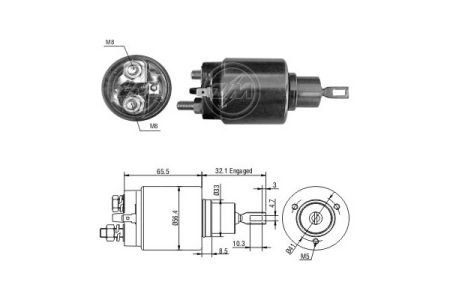 Втягуюче реле стартера ZM ZM976